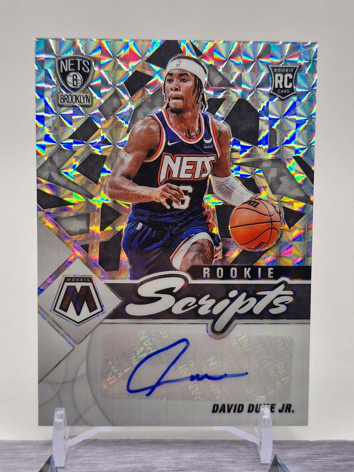 2021-22 Panini Mosaic #SC-RDV David Duke Jr. Scripts