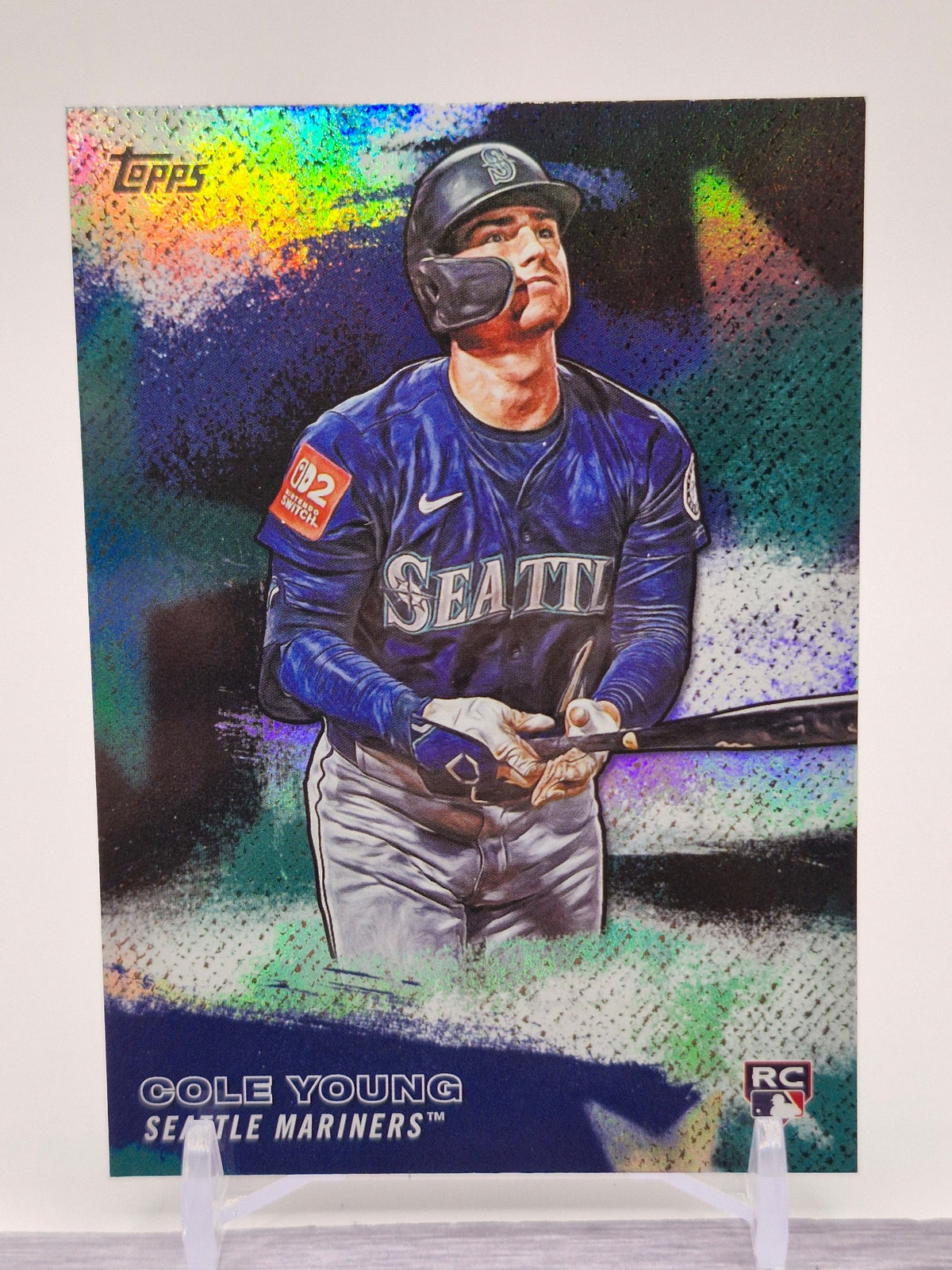 2026 Topps #SMLB-53 Cole Young Stars of MLB Crackle Foil