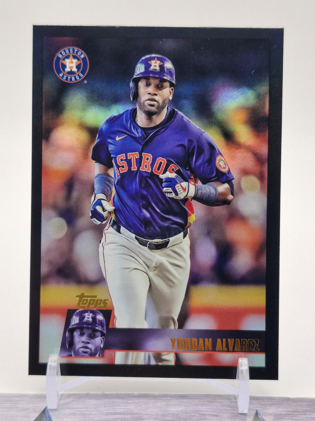 2025 Topps Archives #155 Yordan Alvarez Black Foilboard