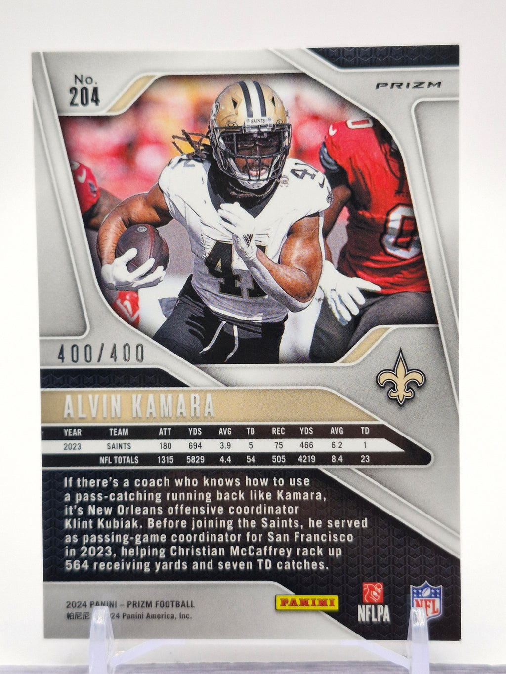 2024 Panini Prizm #204 Alvin Kamara Pandora #/400