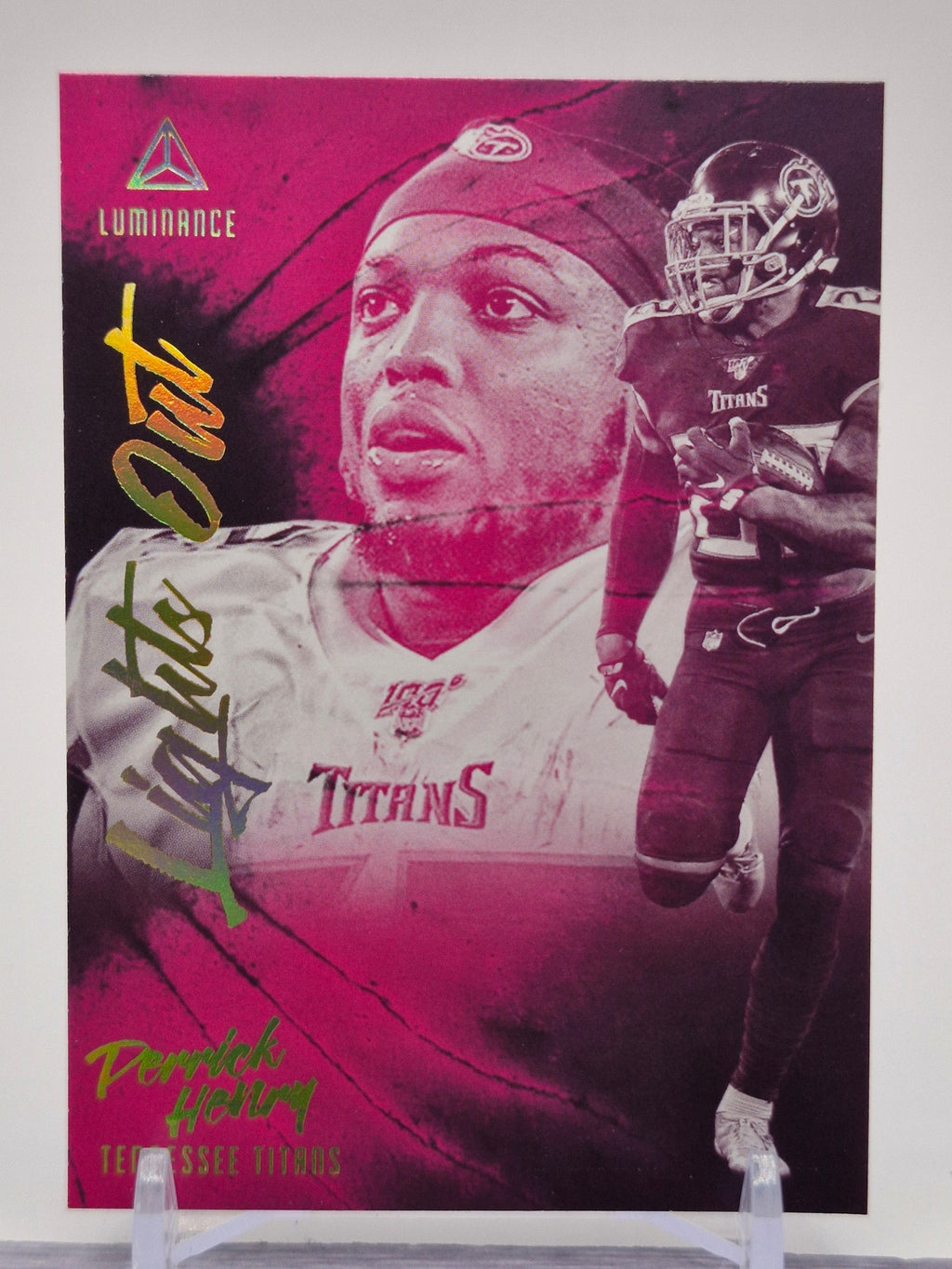 2020 Panini Luminance #LO13 Derrick Henry Lights Out
