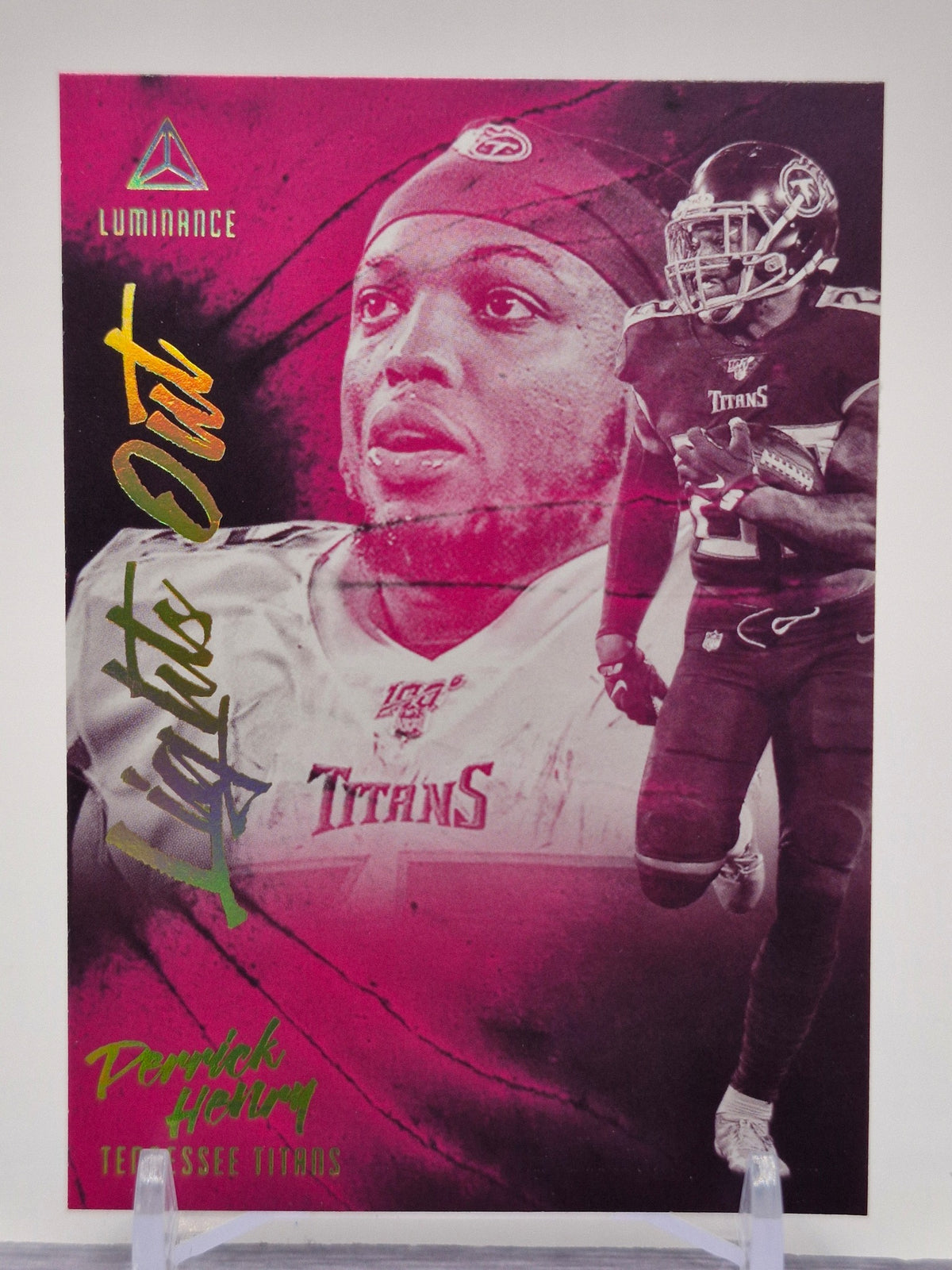 2020 Panini Luminance #LO13 Derrick Henry Lights Out