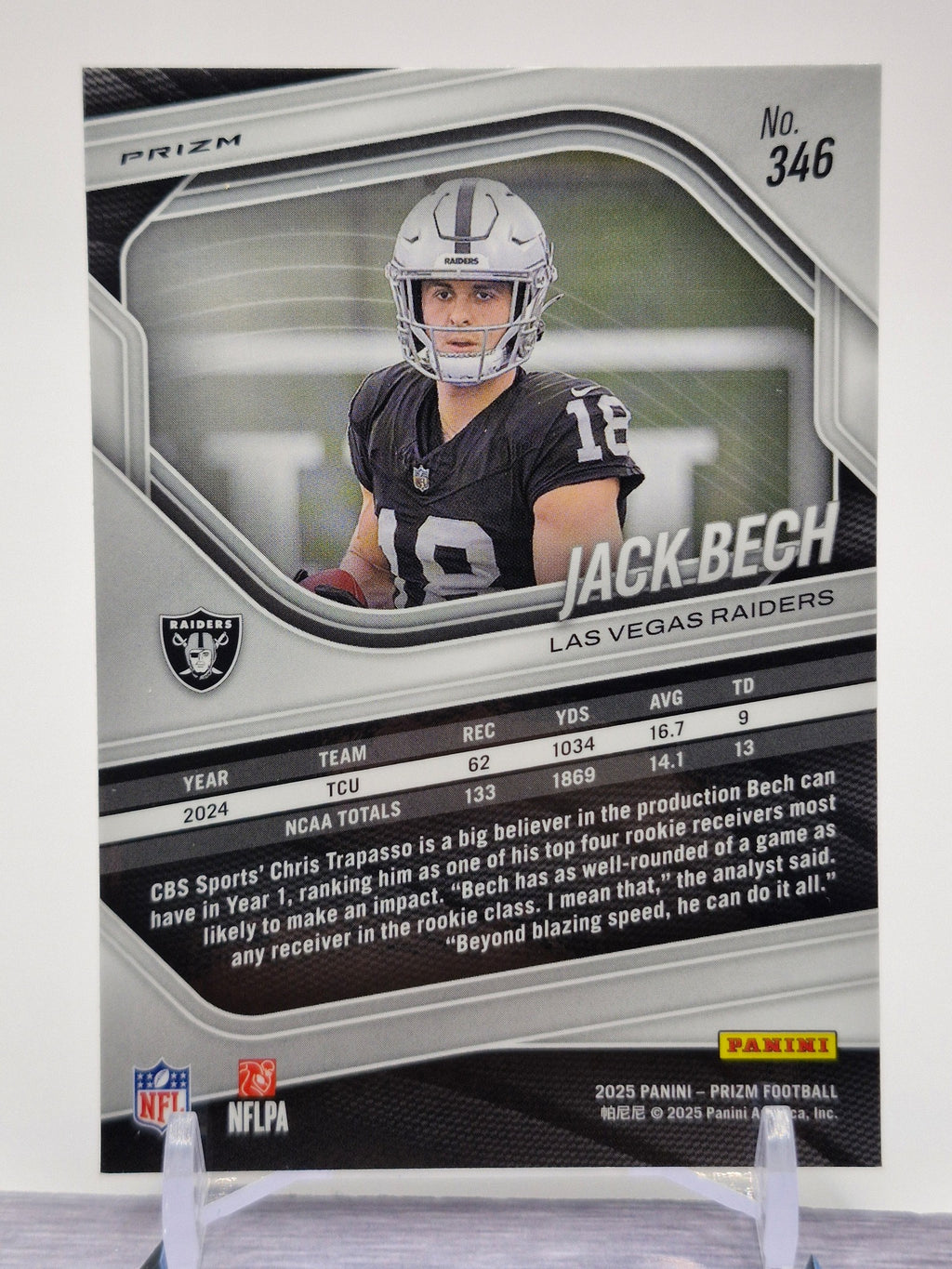 2025 Panini Prizm #346 Jack Bech