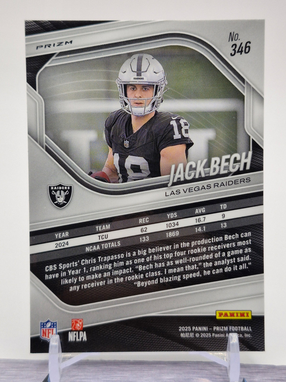 2025 Panini Prizm #346 Jack Bech