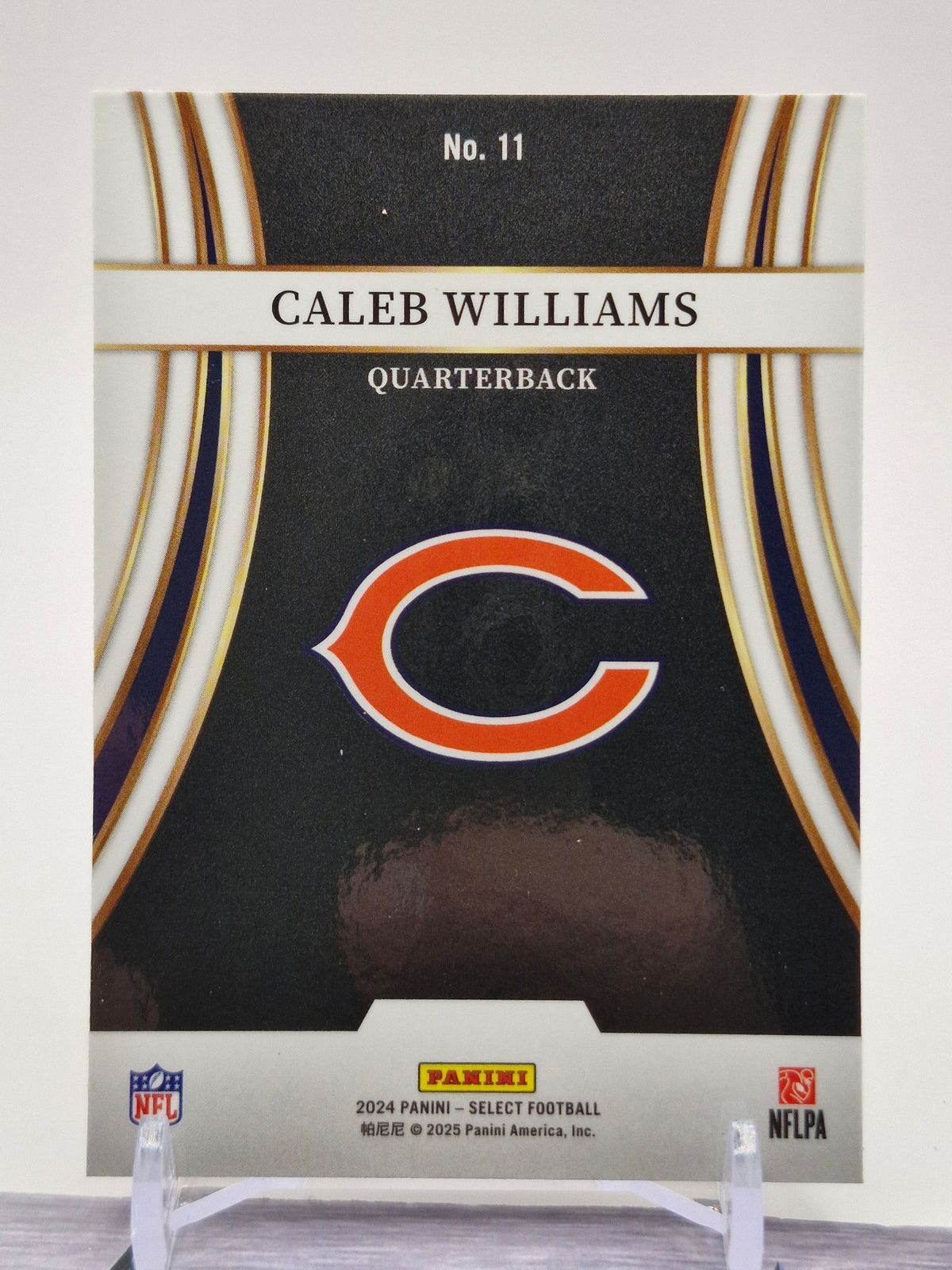 2024 Panini Select #11 Caleb Williams Turbocharged Prizm