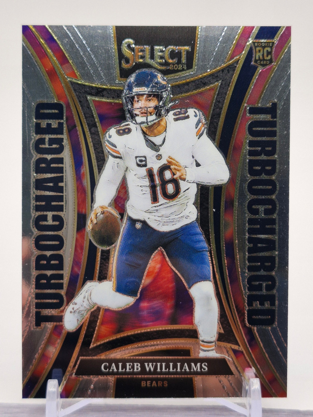 2024 Panini Select #11 Caleb Williams Turbocharged Prizm