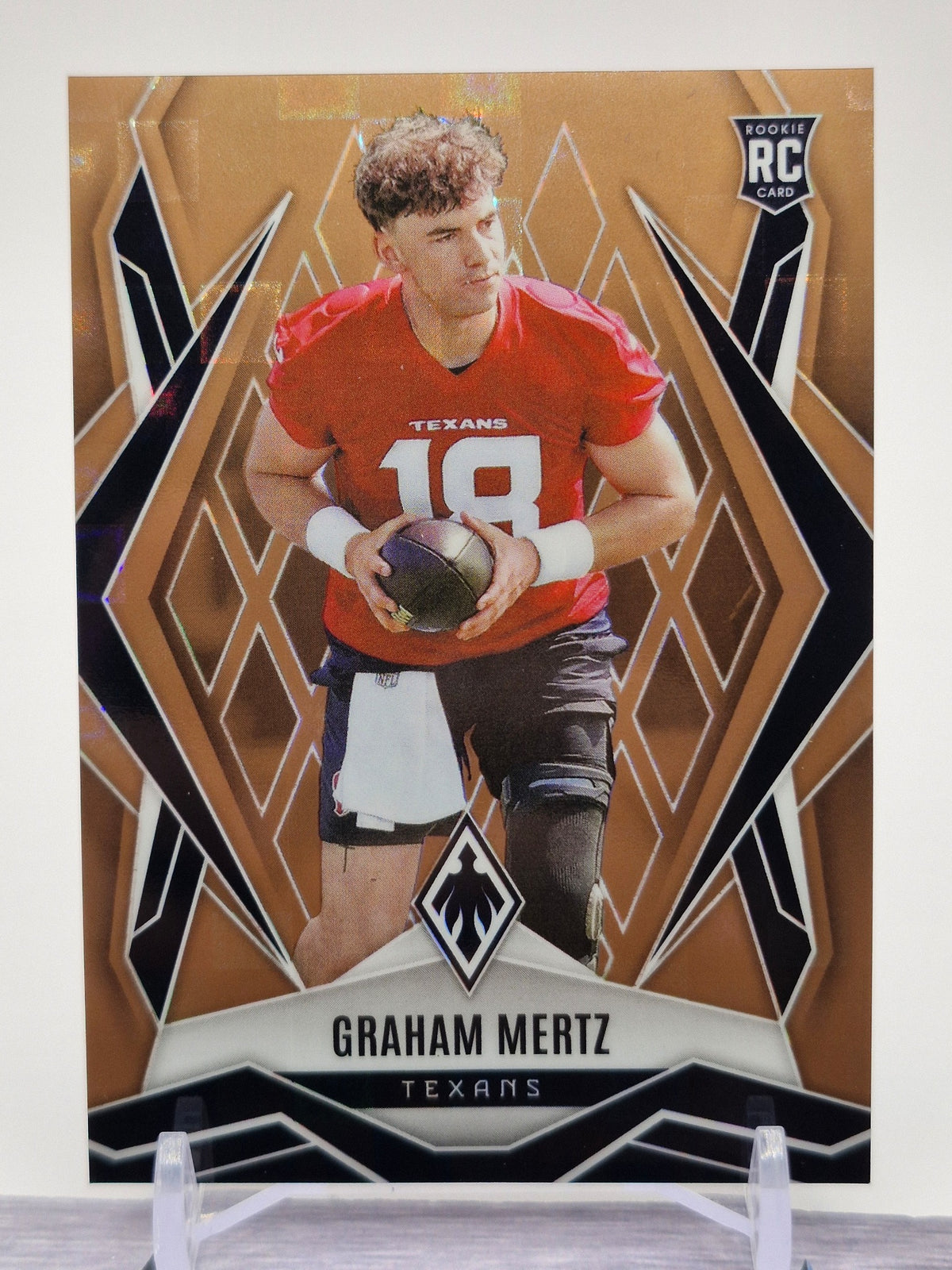 2025 Panini Phoenix #222 Graham Mertz Yellow Lava Prizm #/125
