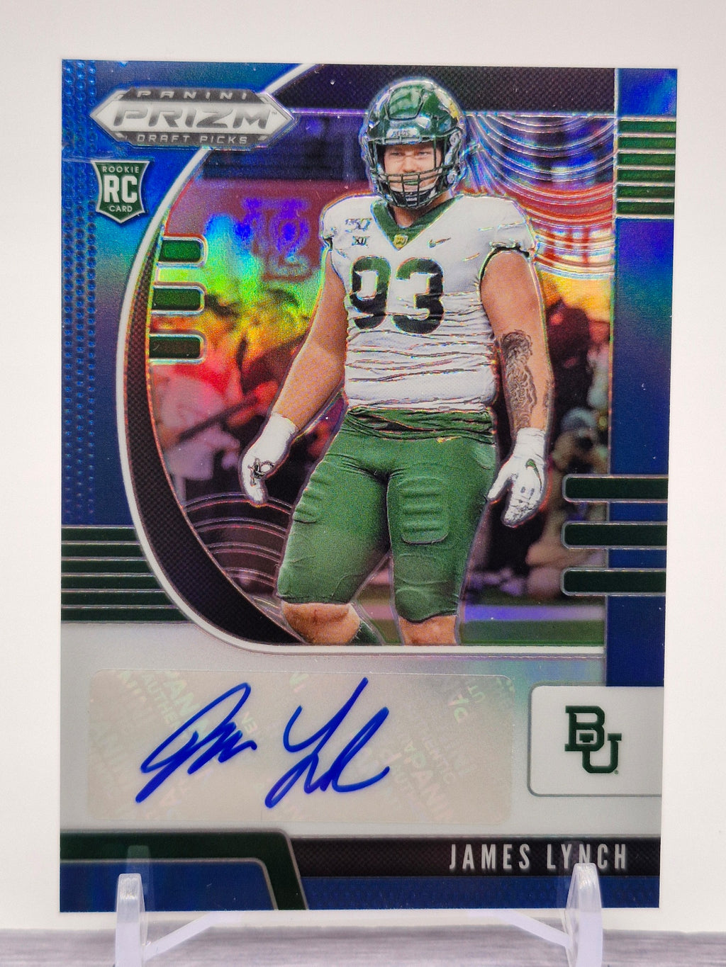 2020 Panini Prizm #265 James Lynch Draft Picks Prizms Black Autographs