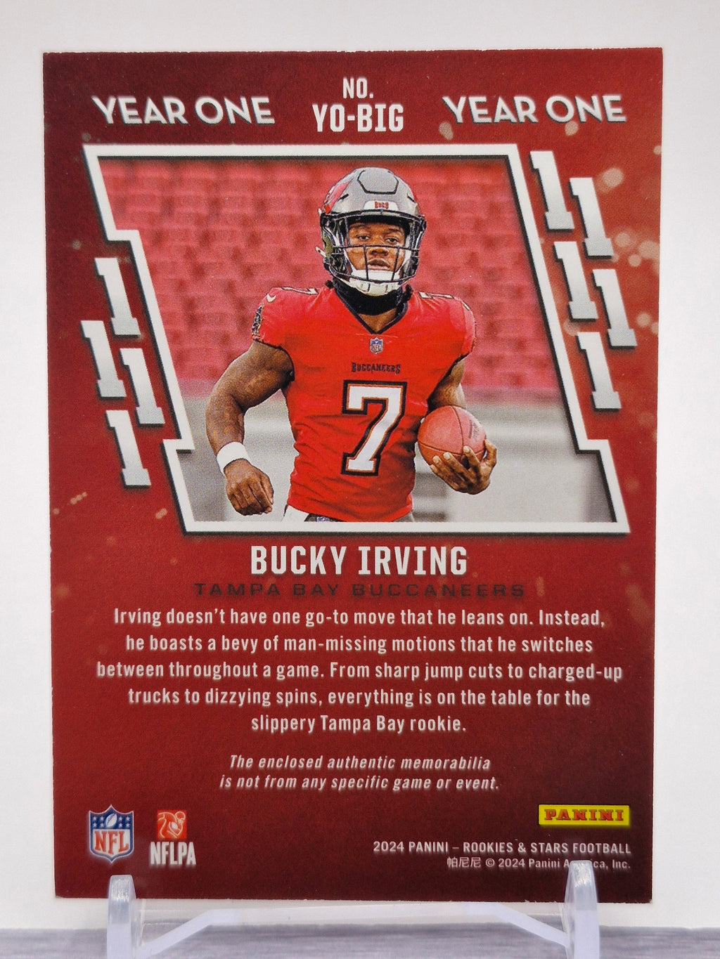 2024 Panini Rookies & Stars #YO-BIG Bucky Irving Year One