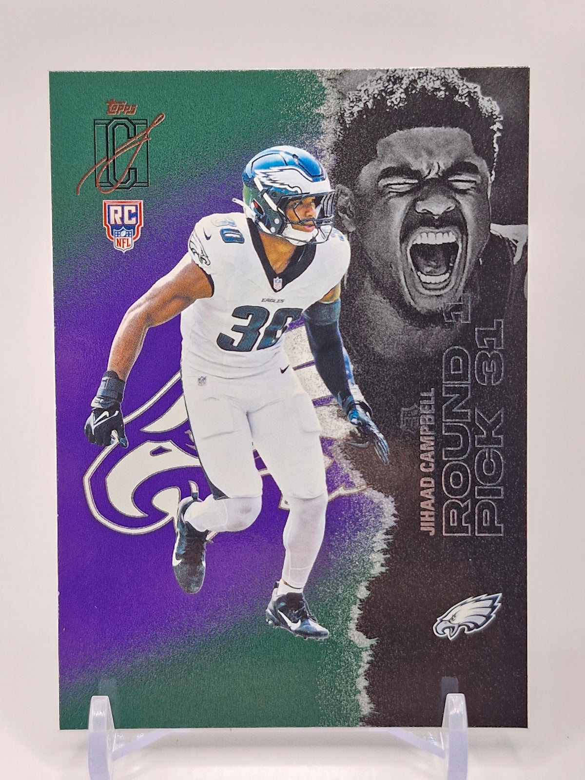 2025 Topps Signature Class #153 Jihaad Campbell Blue & Yellow