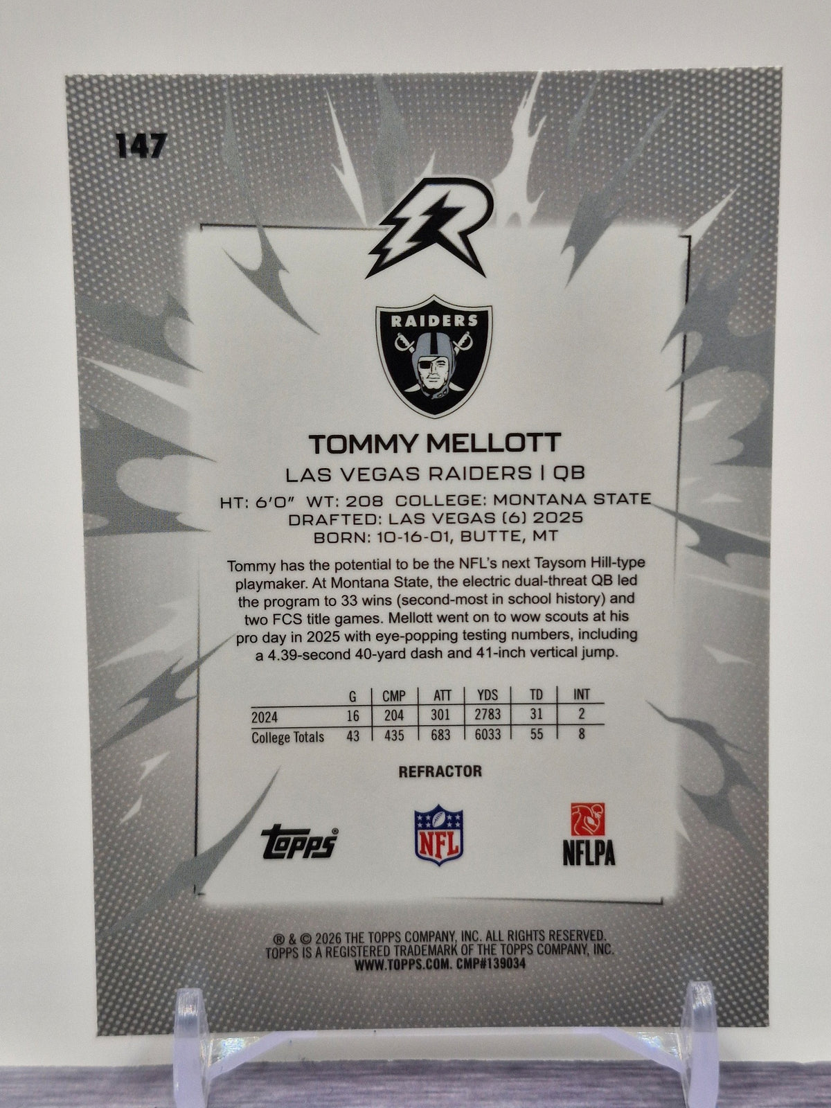 2025 Topps Resurgence #147 Tommy Mellott Refractor