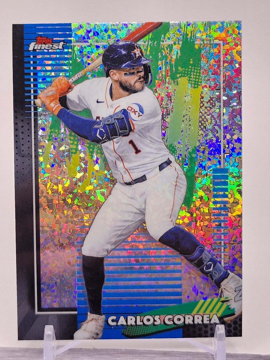 2026 Finest #42 Carlos Correa Mini-Diamond Refractors