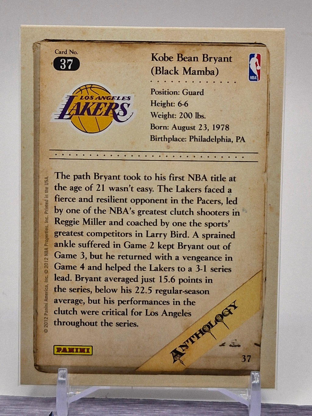 1999-00 SPx #37 Kobe Bryant