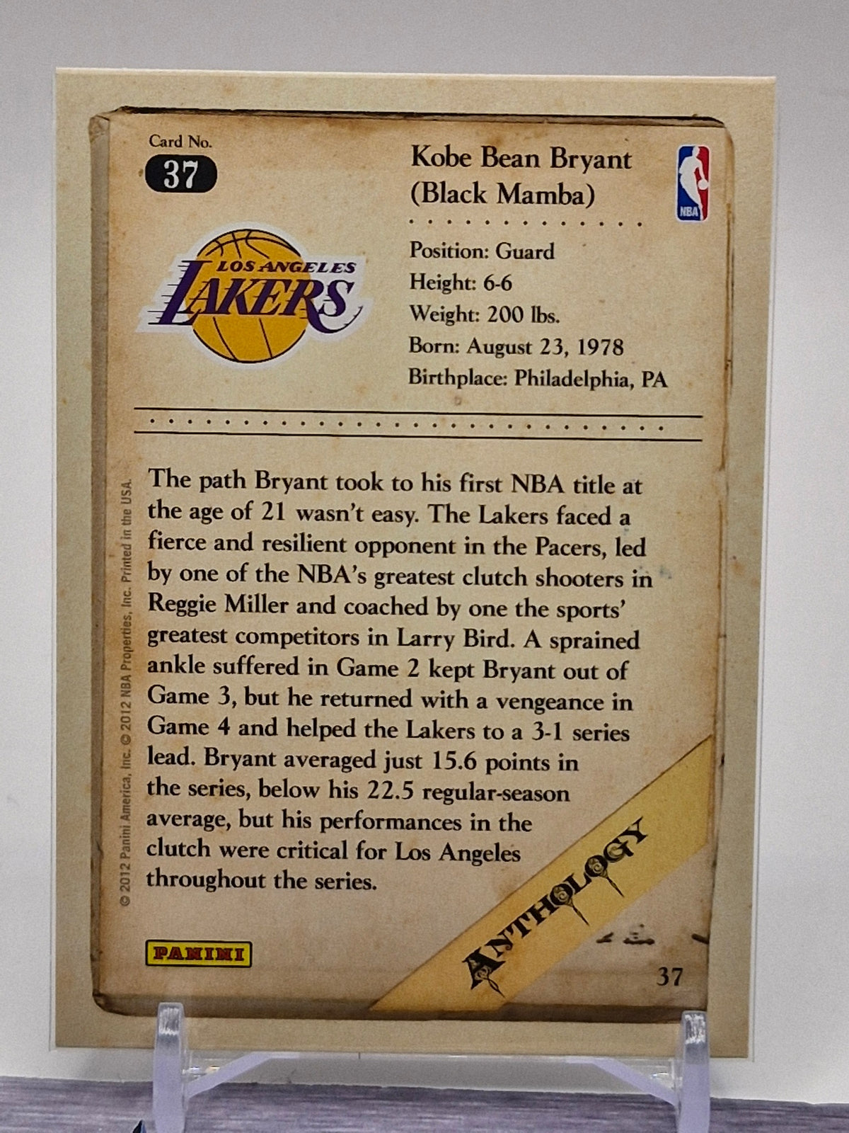 1999-00 SPx #37 Kobe Bryant