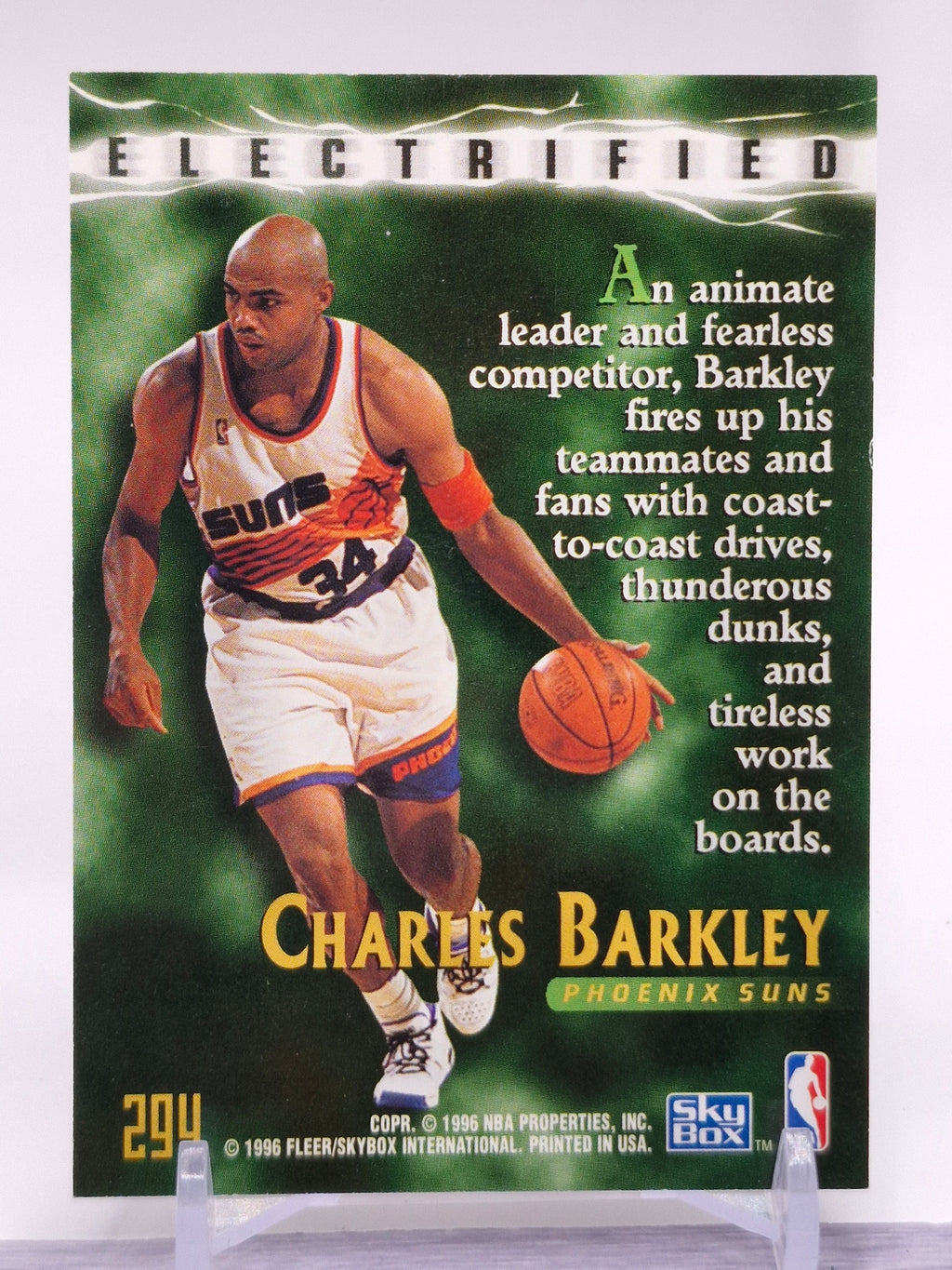 1995-96 SkyBox Premium #294 Charles Barkley