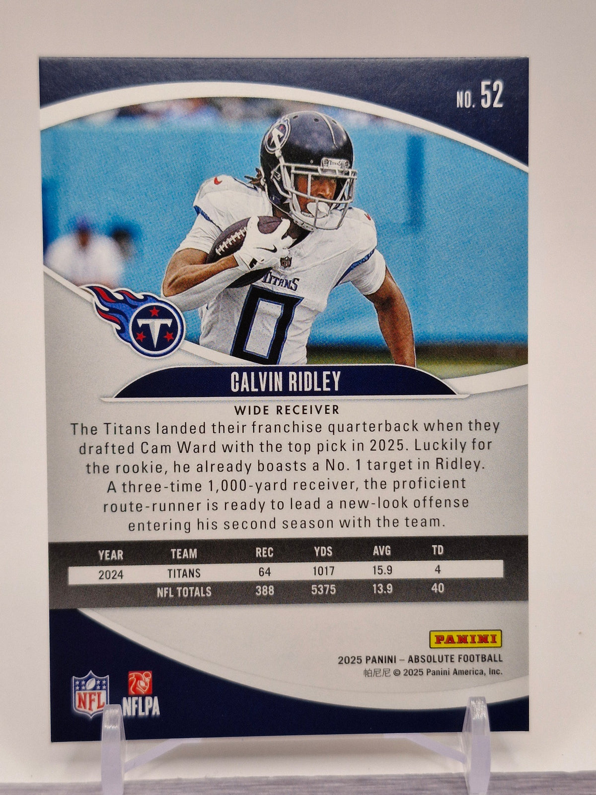 2025 Panini Absolute #52 Calvin Ridley