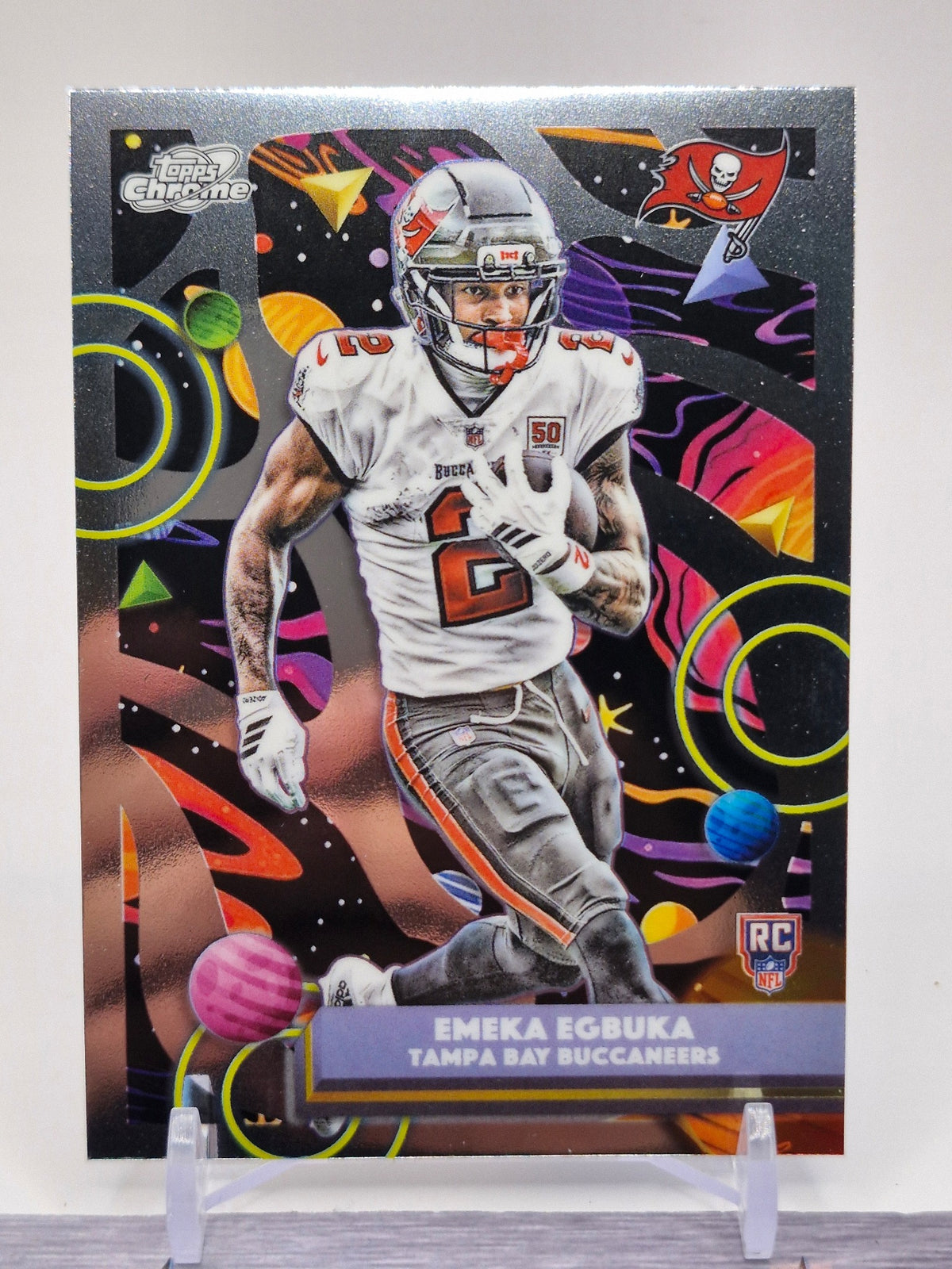 2025 Topps Chrome Cosmic #192 Emeka Egbuka