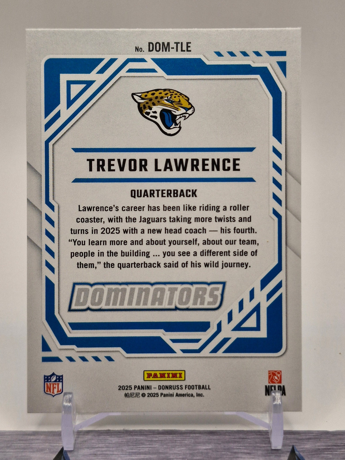 2025 Donruss #DOM-TLE Trevor Lawrence Dominators