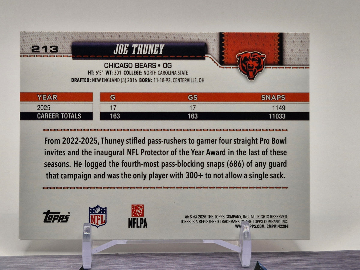 2026 Topps Flagship #213 Joe Thuney
