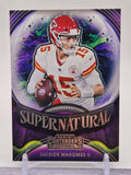 2021 Panini Contenders #SN-PMA Patrick Mahomes II Supernatural Ruby