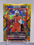 2025 Panini Prizm Draft Picks #12 Cam Ward Student Orientation Green Pulsar #/49