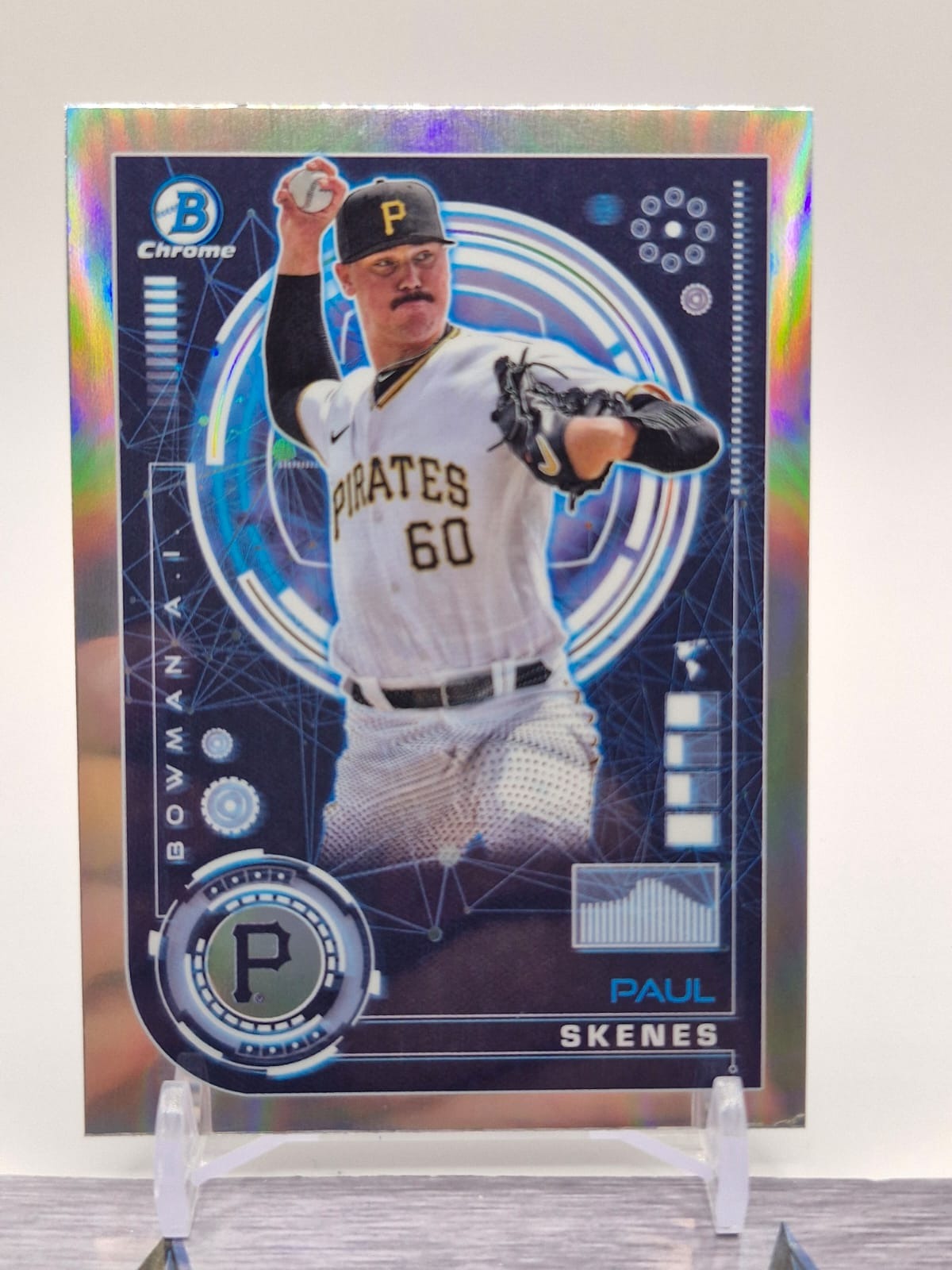 2024 Bowman #BAI-15 Paul Skenes Bowman A.I. Gold Refractors