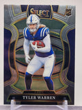 2025 Panini Select #33 Tyler Warren Silver Prizm