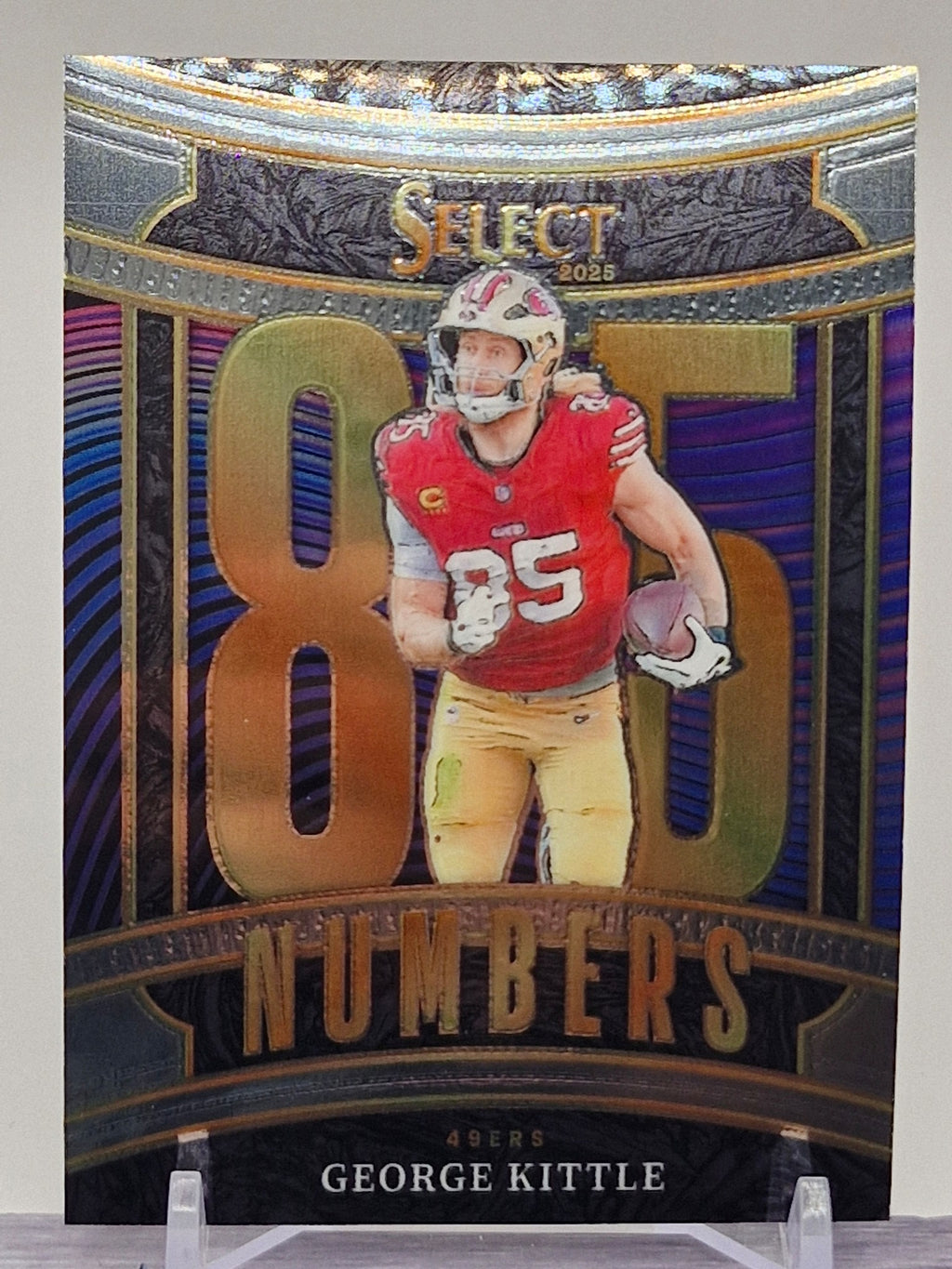2025 Panini Select #19 George Kittle Select Numbers