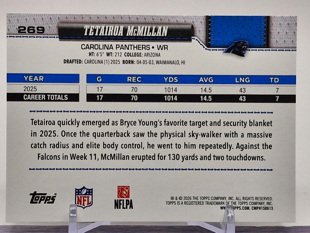 2026 Topps Flagship #269 Tetairoa McMillan