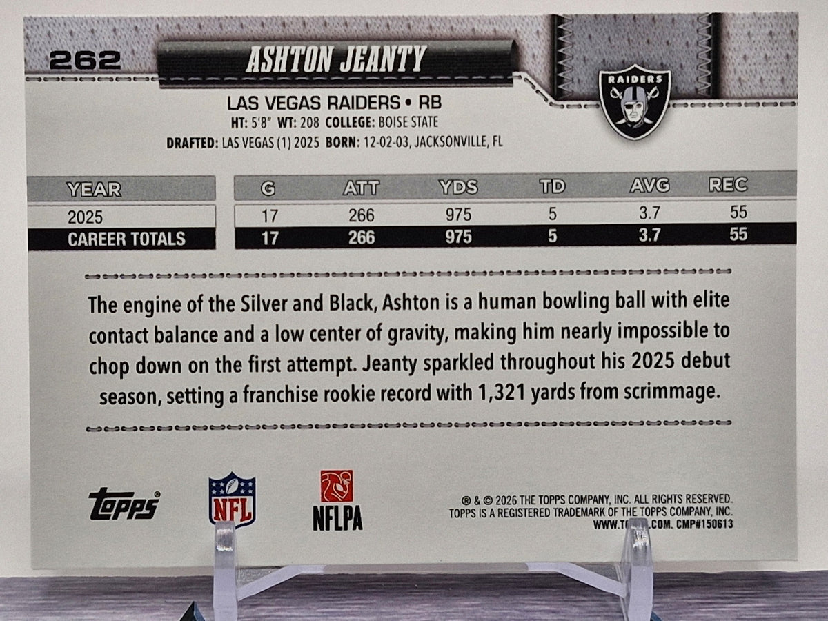 2026 Topps Flagship #262 Ashton Jeanty