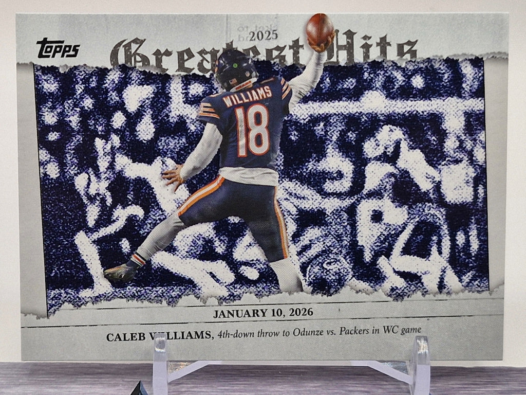 2026 Topps Flagship #25GH-CW Caleb Williams 2025 Greatest Hits