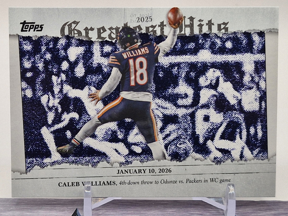 2026 Topps Flagship #25GH-CW Caleb Williams 2025 Greatest Hits