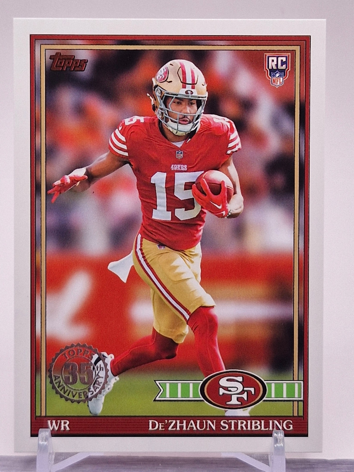 2026 Topps Flagship #91TR-36 De'Zhaun Stribling 1991 Topps Football Rookies