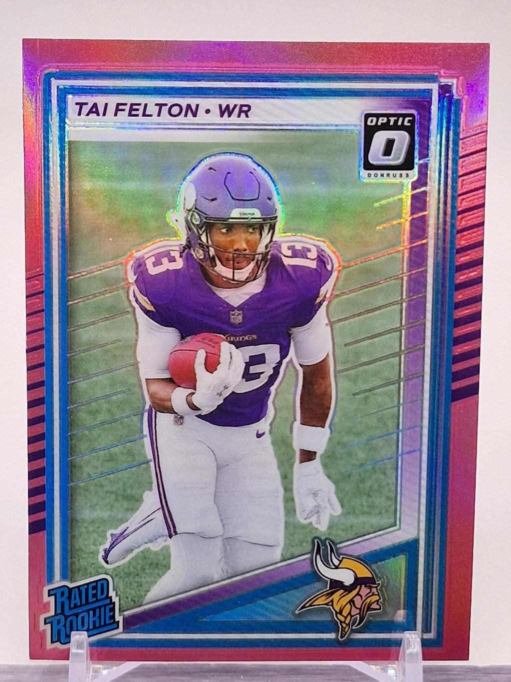 2025 Donruss #331 Tai Felton Optic Rated Rookies Preview Holo