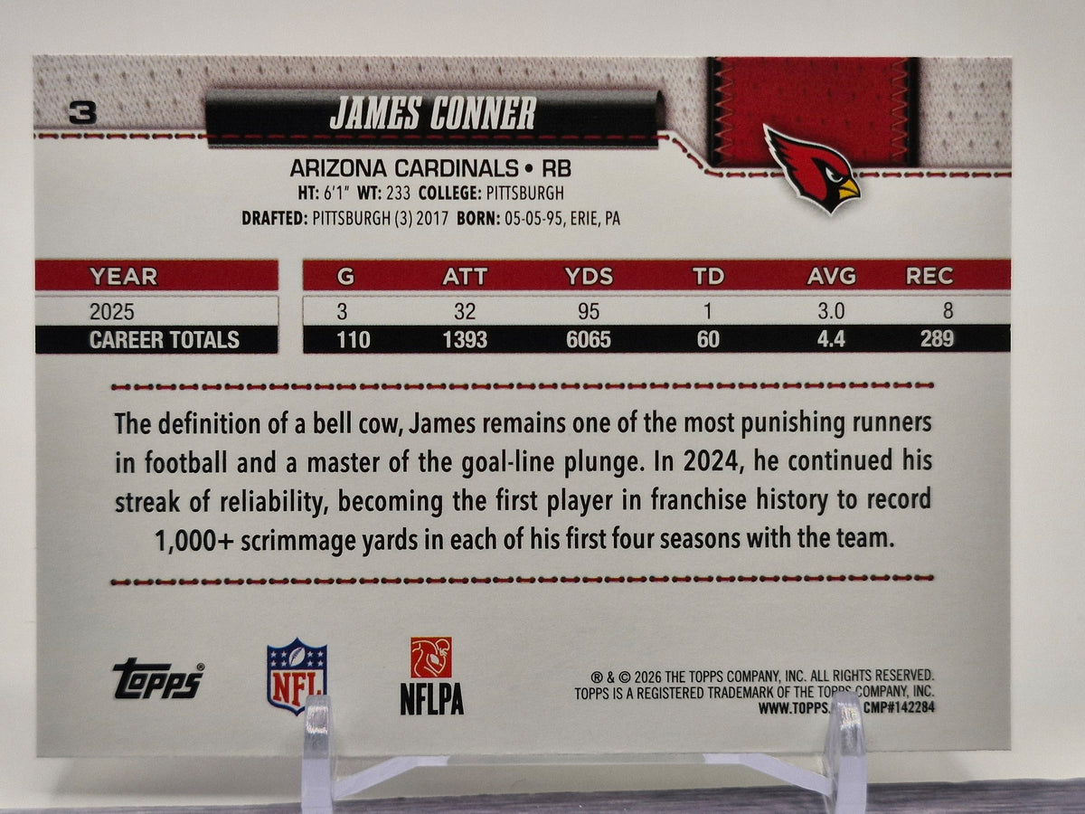 2026 Topps Flagship #3 James Conner