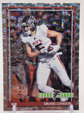 2026 Topps Flagship #91TF-5 Drake London 1991 Topps Football Crackle