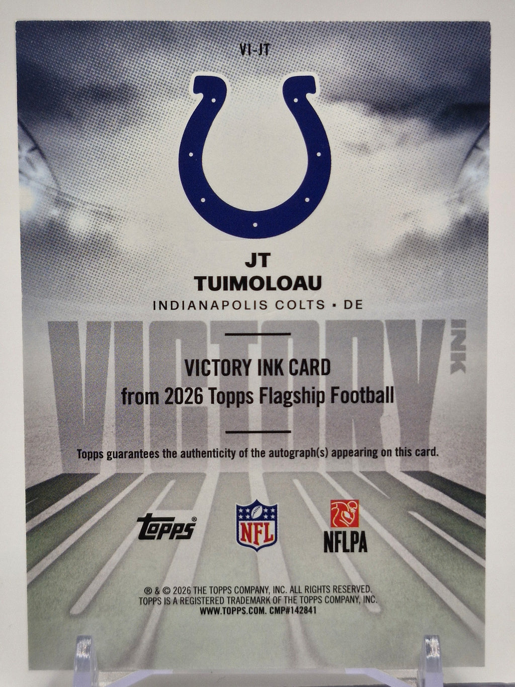 2026 Topps Flagship #VI-JT JT Tuimoloau Victory Ink #/99