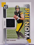 2025 Donruss #RPJ-WHD Will Howard Rookie Phenom Jerseys