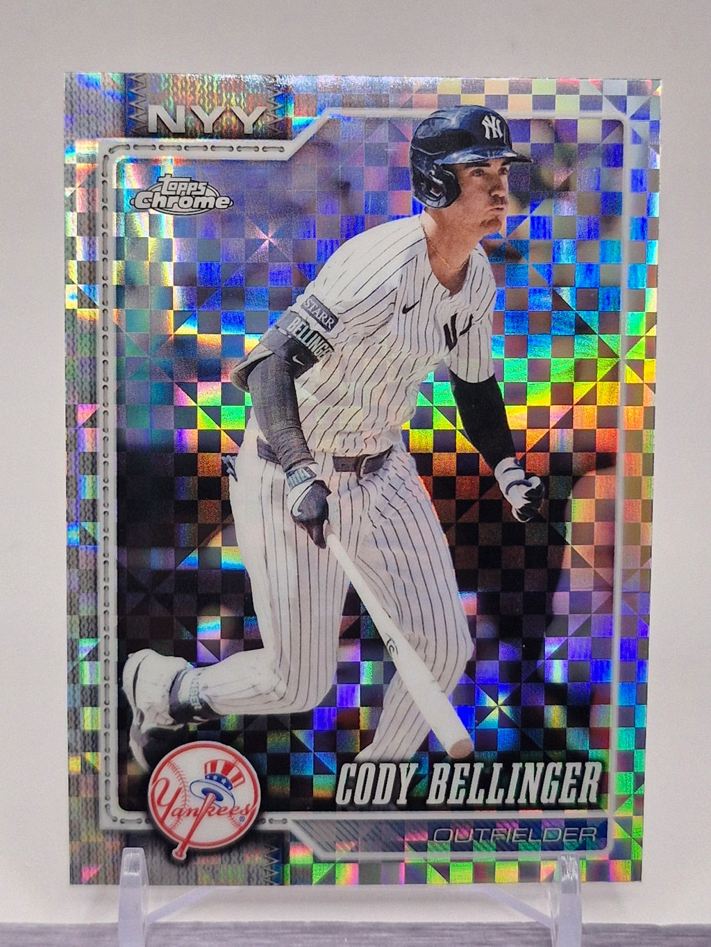 2026 Topps #607 Cody Bellinger Silver Crackle Foil