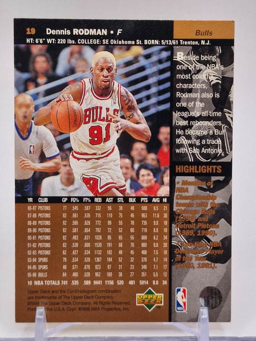 1996-97 Upper Deck #19 Dennis Rodman