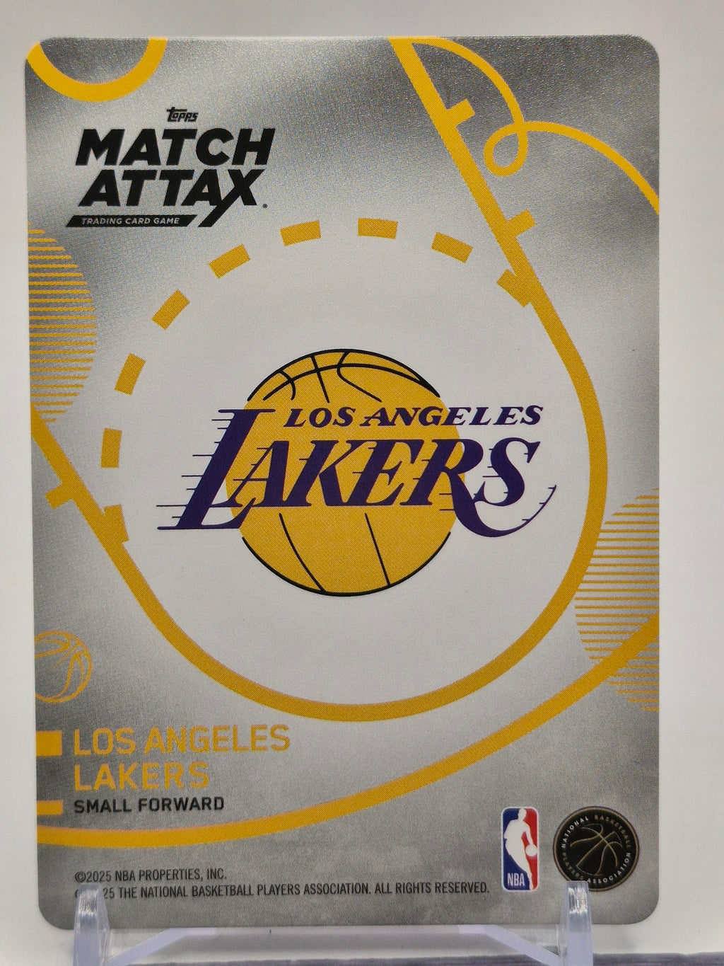 2025-26 Topps Match Attax #89 LeBron James Blue (Common)