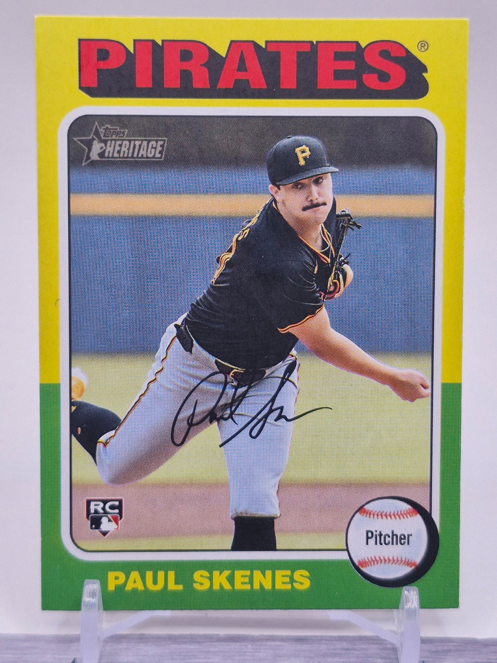 2024 Topps Heritage #594 Paul Skenes