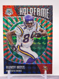 2021 Panini Mosaic #4 Randy Moss HoloFame Mosaic Green