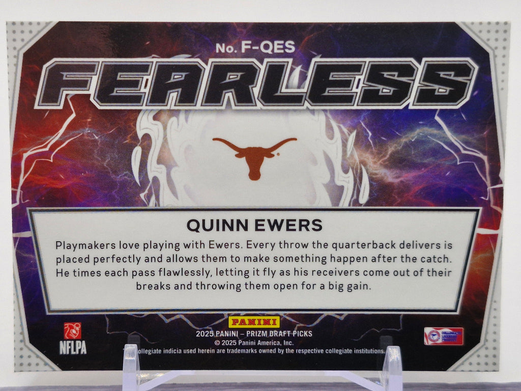 2025 Panini Prizm Draft Picks #F-JME Quinn Ewers Fearless