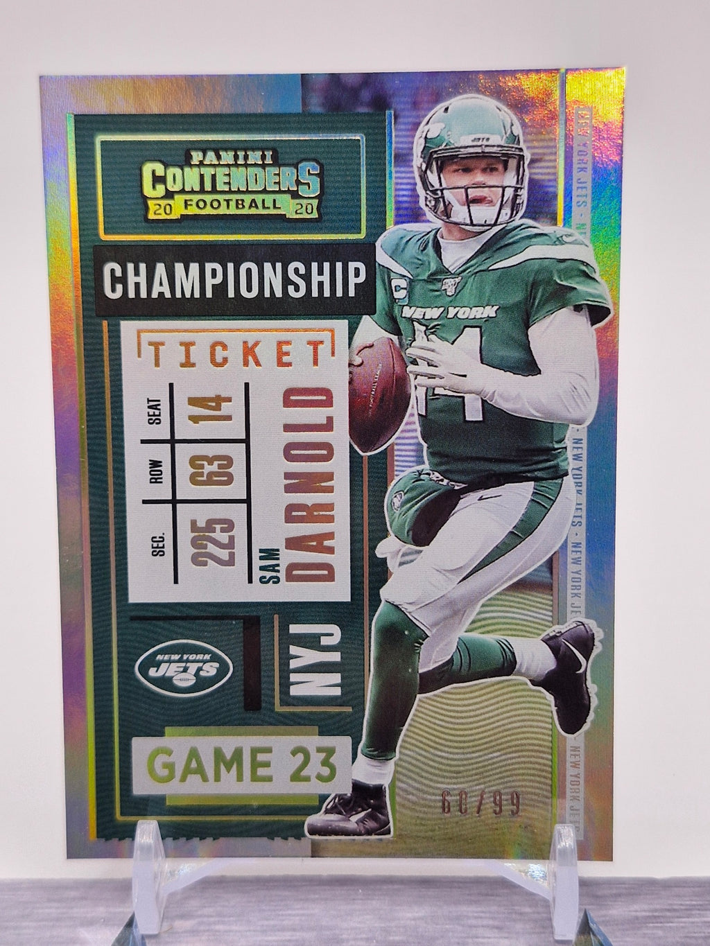 2020 Panini Contenders Optic #45 Sam Darnold Orange #/99