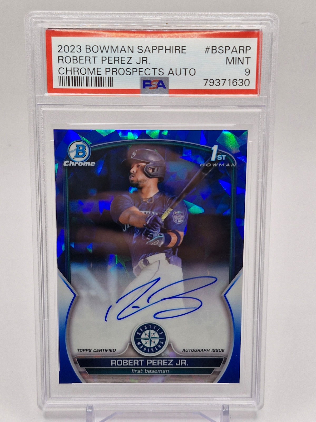 2023 Bowman #CPA-RP Robert Perez Jr. Chrome Prospect Autographs