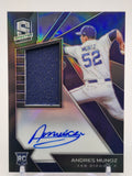2020 Panini Chronicles #110 Andres Munoz Spectra Neon Blue #/199