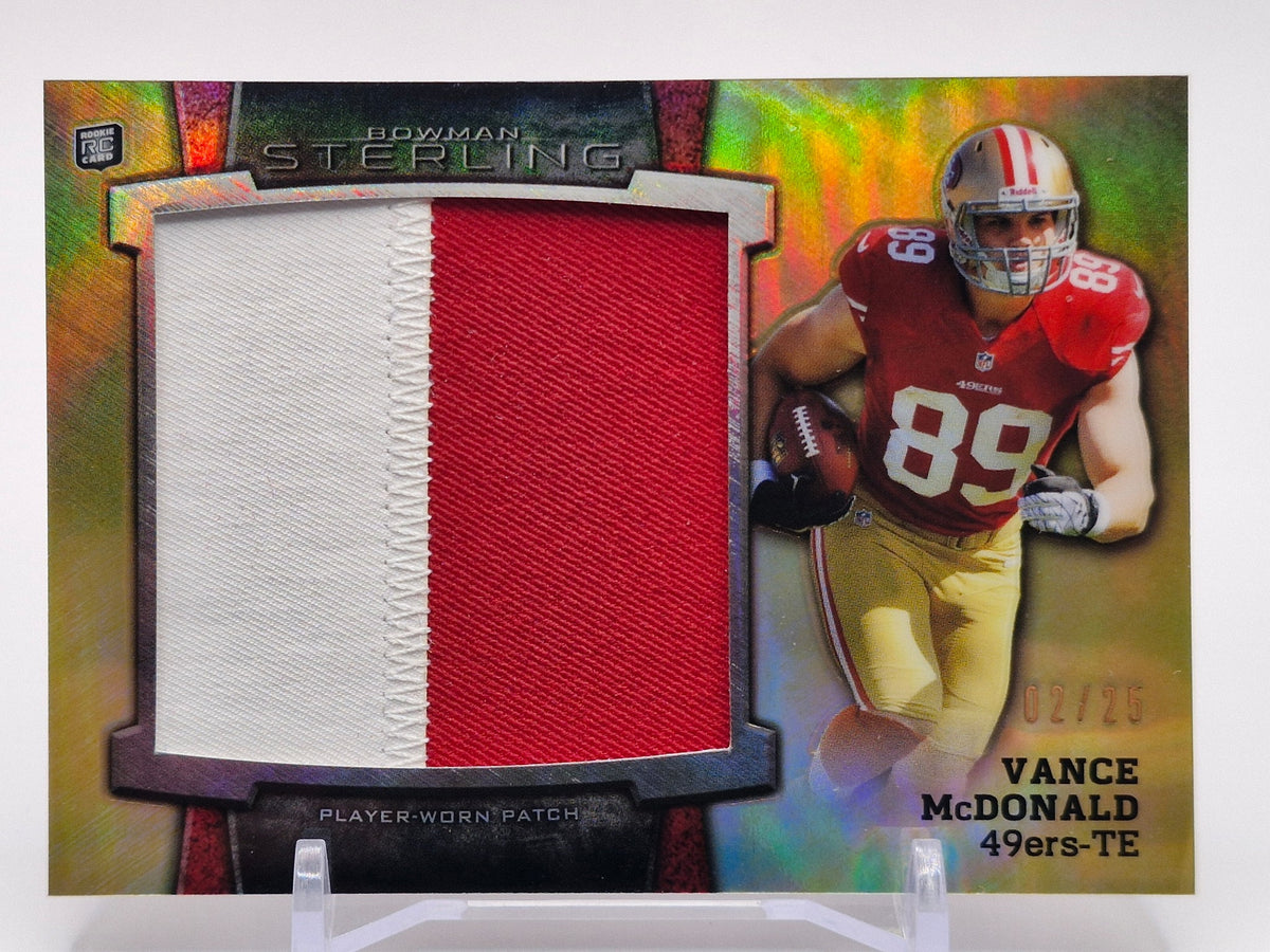 2013 Bowman Sterling #51 Vance McDonald #/20