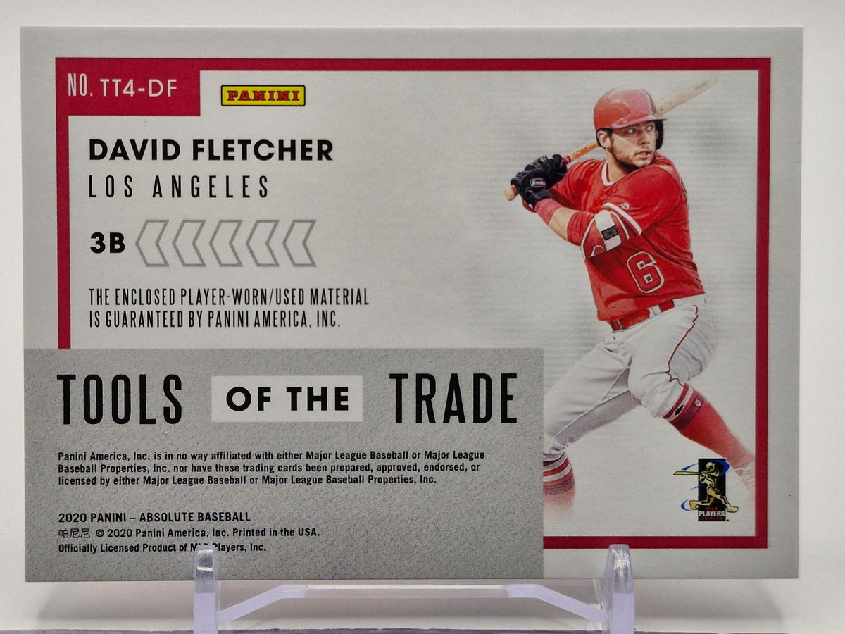 2020 Panini Absolute #TT4-DF David Fletcher Tools of the Trade 4 Swatch