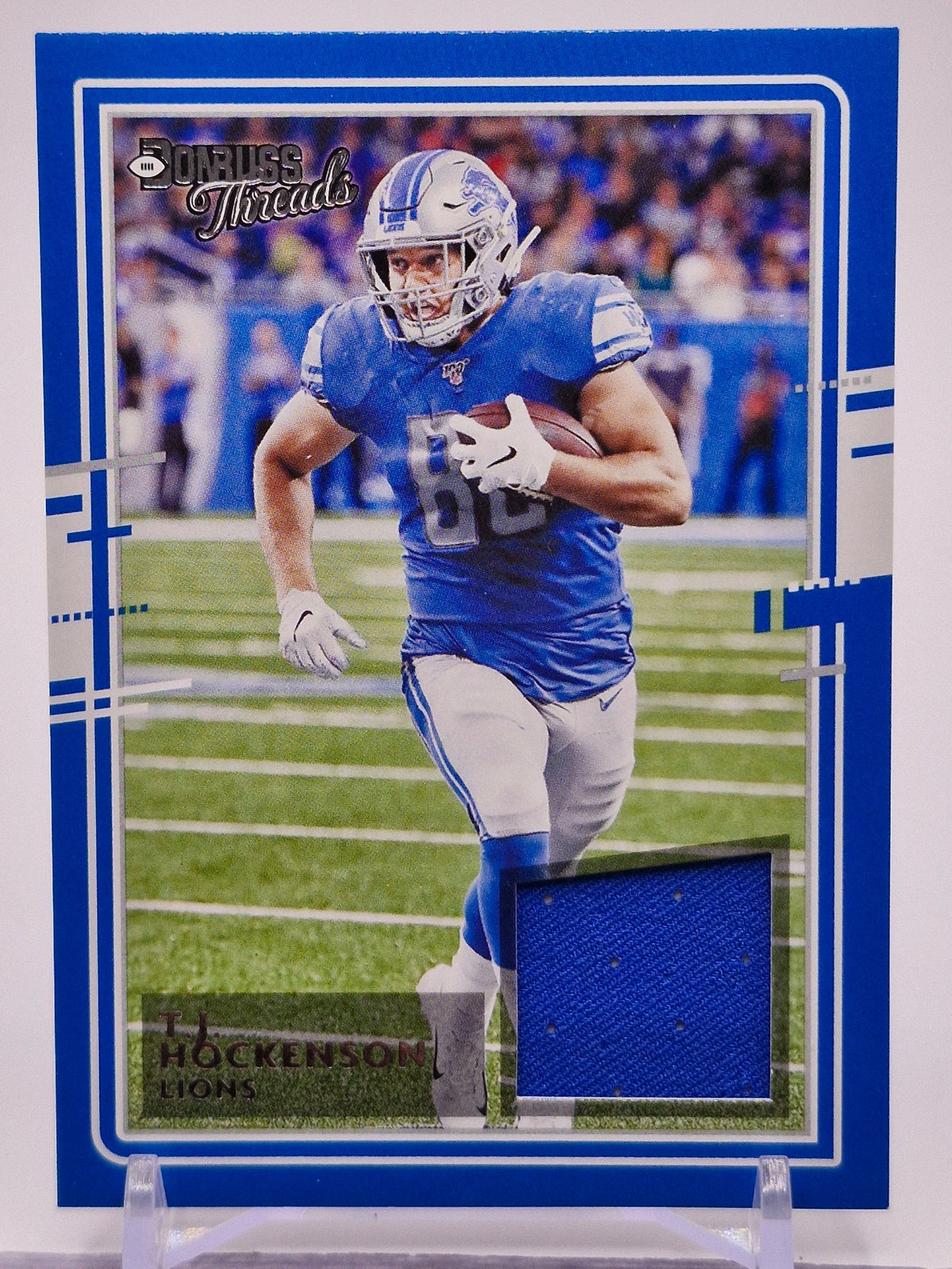 2020 Donruss #27 T.J. Hockenson Donruss Threads